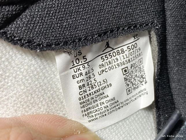 1st Kicks Shoes 1 jordan Comfortable 1246 purple white court 555088- aj1 air 1110